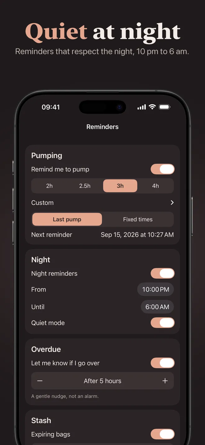 Quiet at night: reminders that respect the night, 10 pm to 6 am